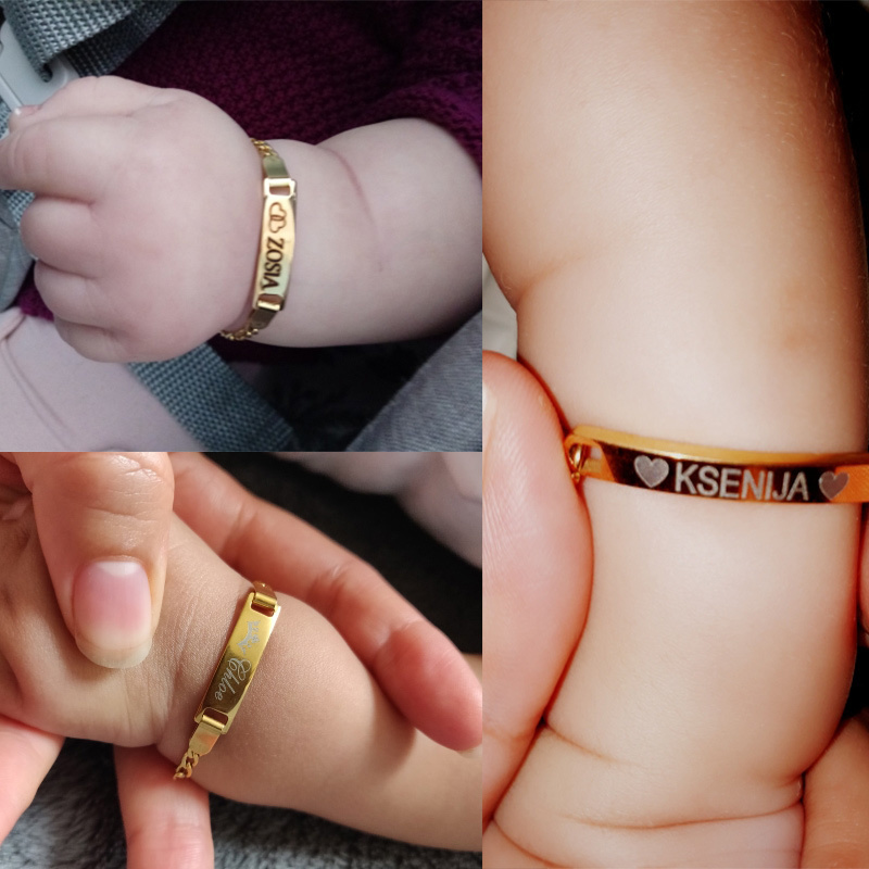 Vnox Customize Baby Name Brace - Coordinates Bracelet recension och pris