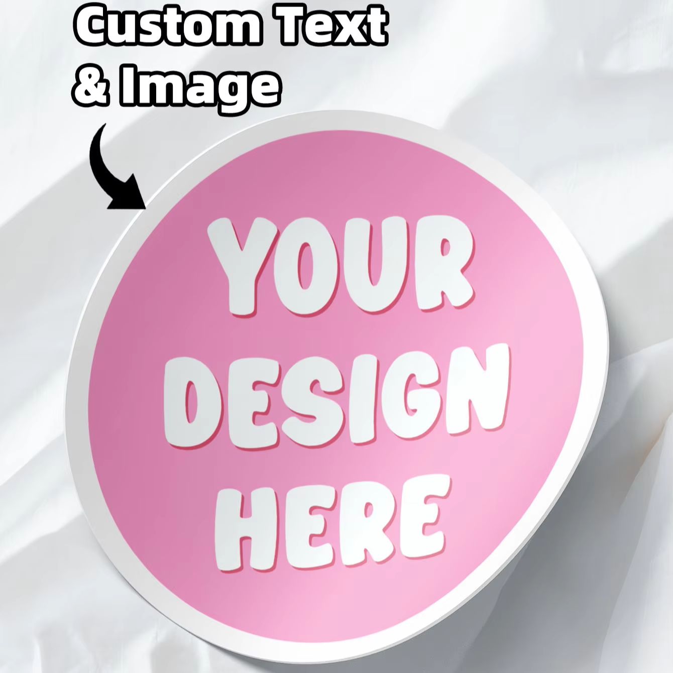1/48/96PCS Custom Round Waterp - Personalised Candle Label recension och pris