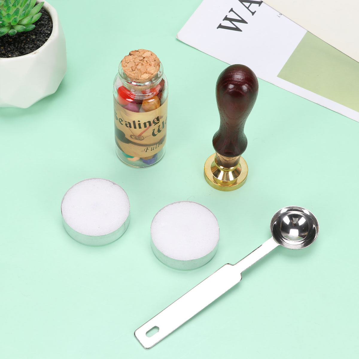 1Set Premium Sealing Wax Stamp - Wax Seal Letter Kit recension och pris