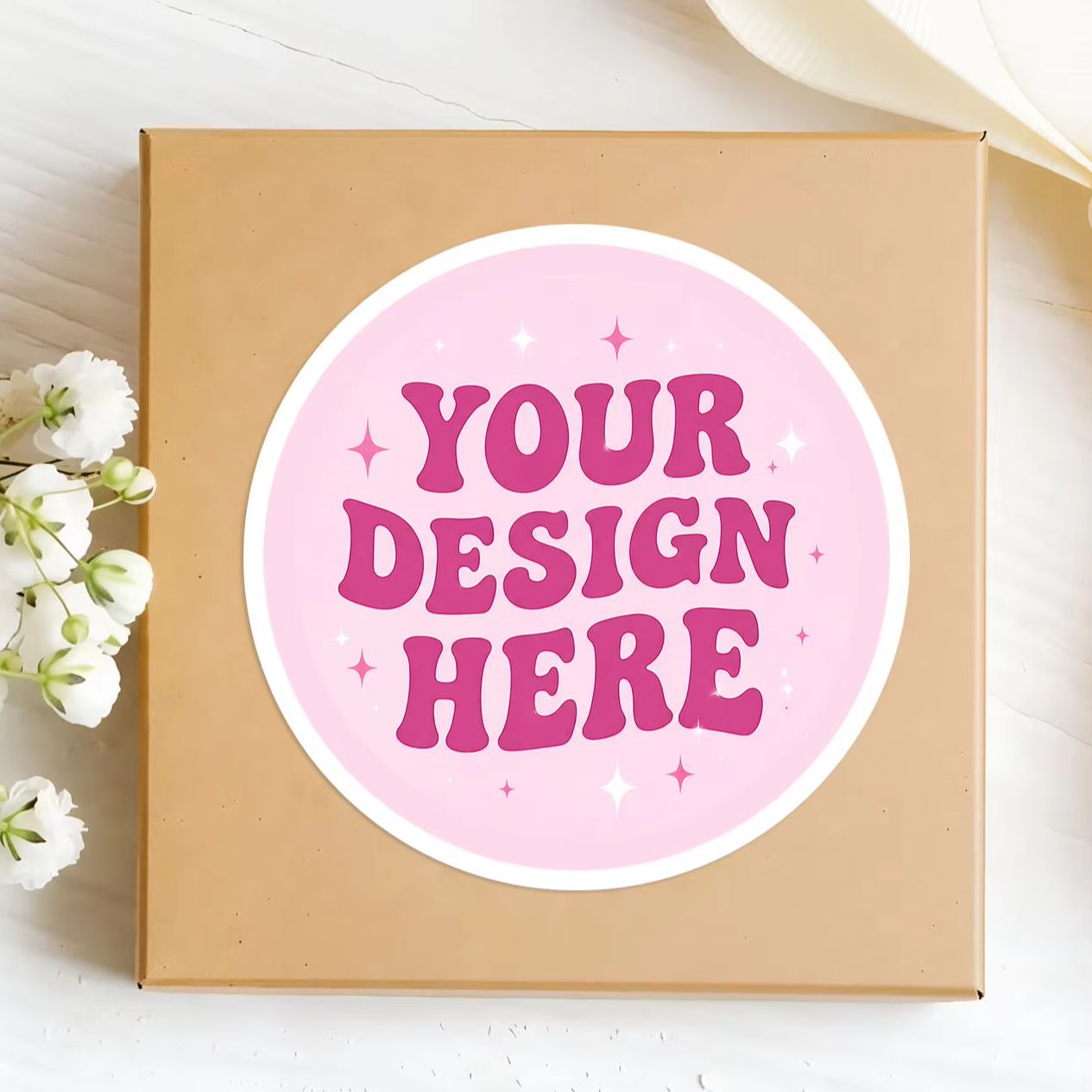 1-130Pcs Clear PVC Custom Roun - Personalised Candle Label recension och pris