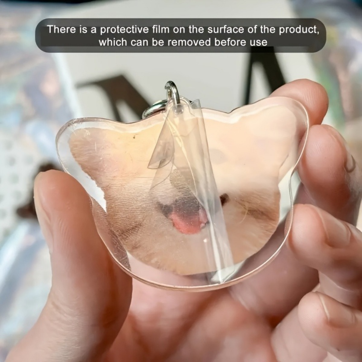 Custom Photo Keychain – Person - Pet Portrait Custom recension och pris