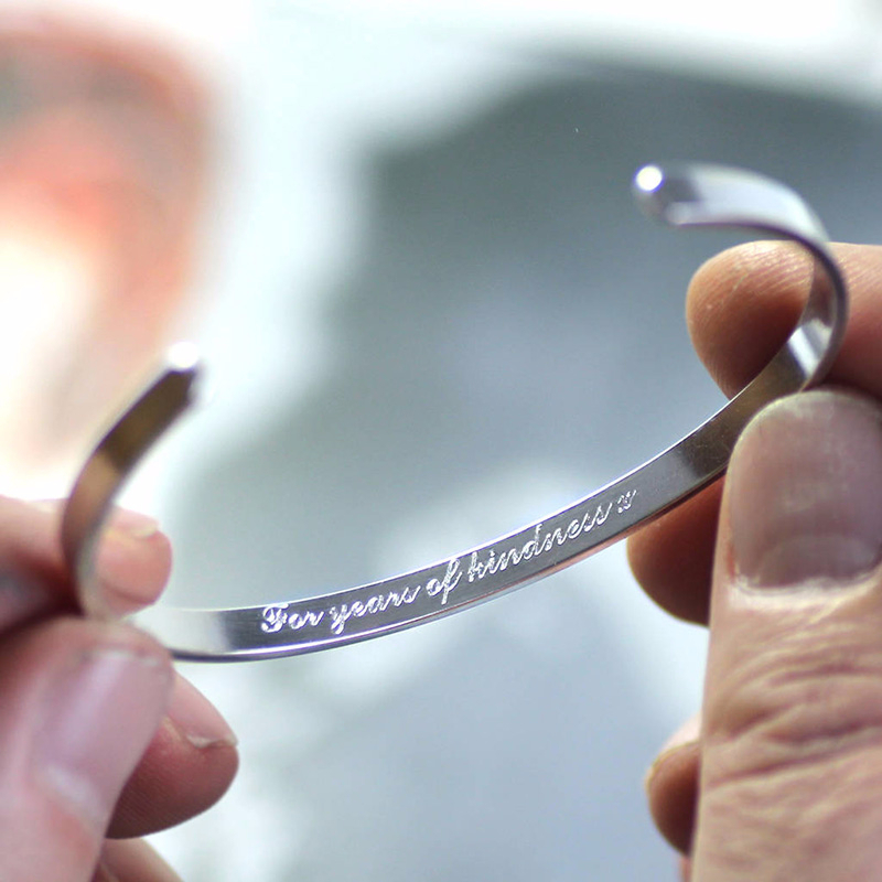 Vnox Dropshipping Customized B - Coordinates Bracelet recension och pris