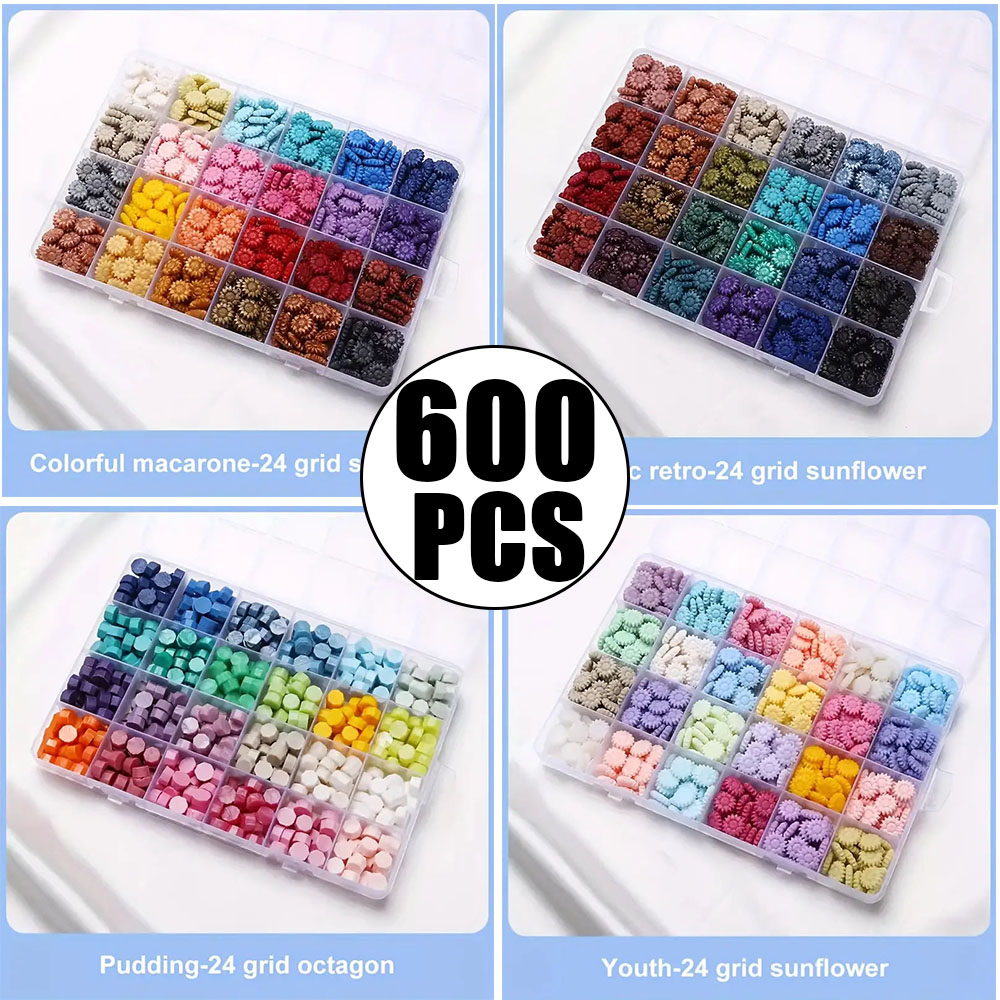 600Pcs Box Sealing Wax Beads,  - Wax Seal Letter Kit recension och pris
