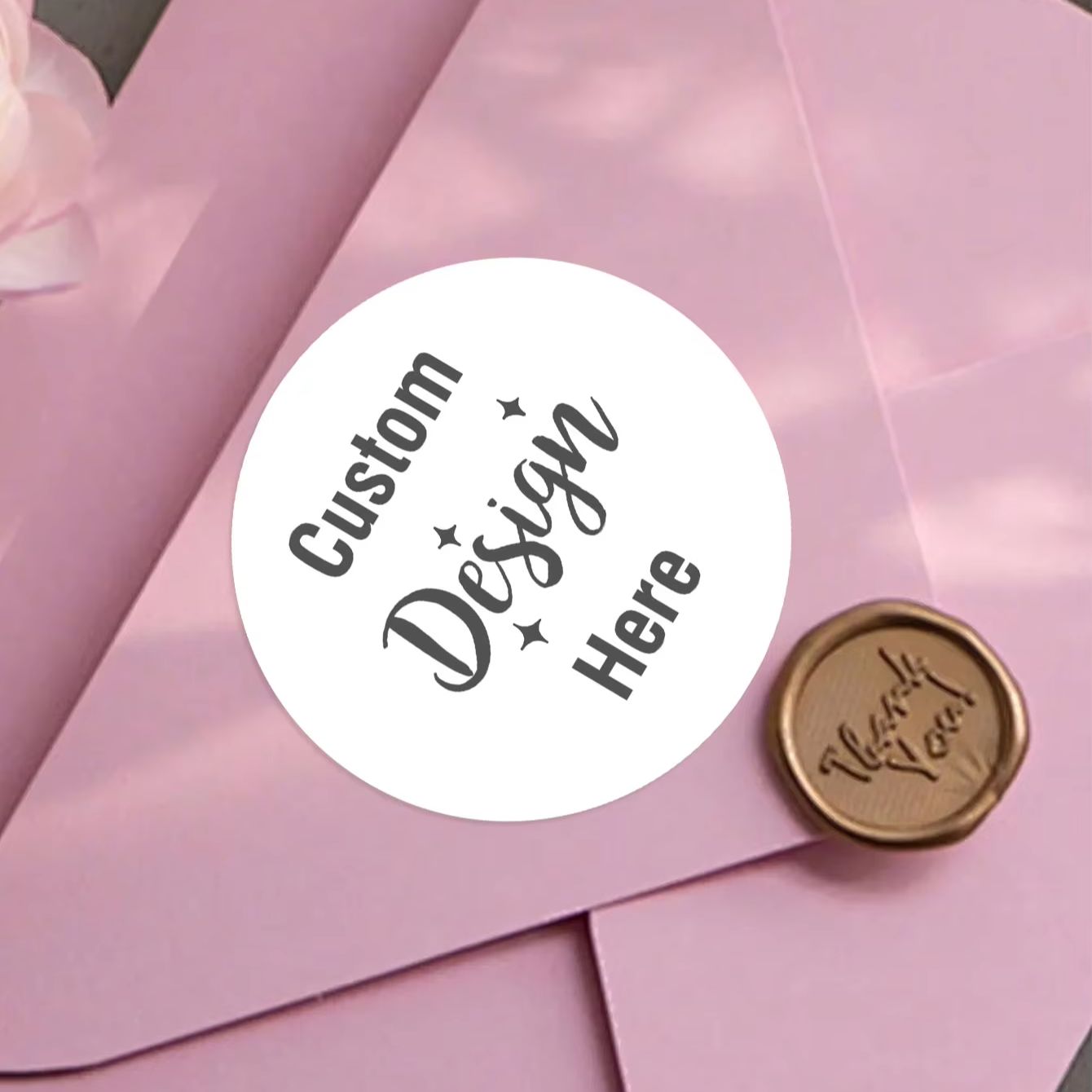 3/5/6CM Custom Waterproof Roun - Personalised Candle Label recension och pris