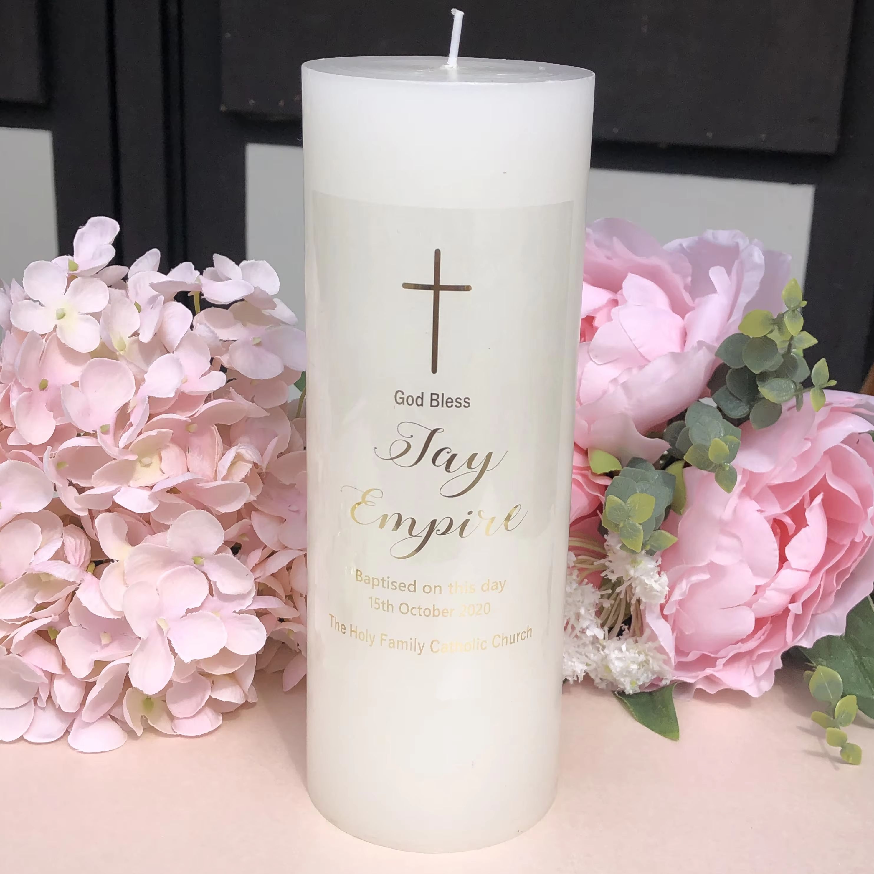 1 Personalised First communion - Personalised Candle Label recension och pris