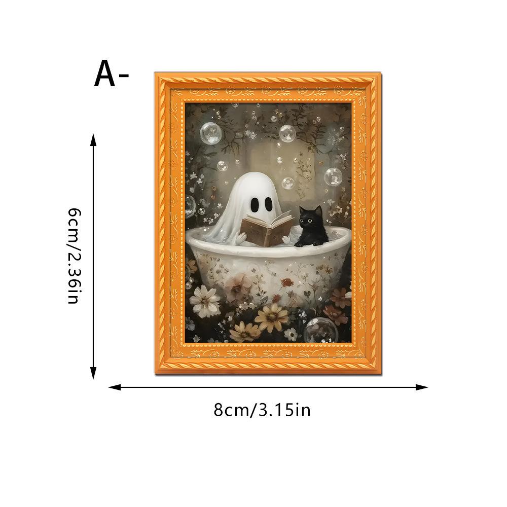 Creative 3d Halloween Fridge M - Engraved Wood Frame recension och pris