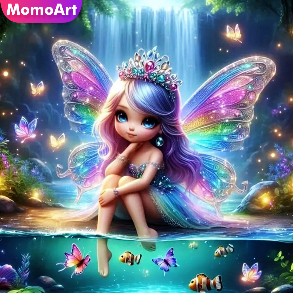 Momoart Girl Diamond Mosaic Po - Photo Mosaic Print recension och pris