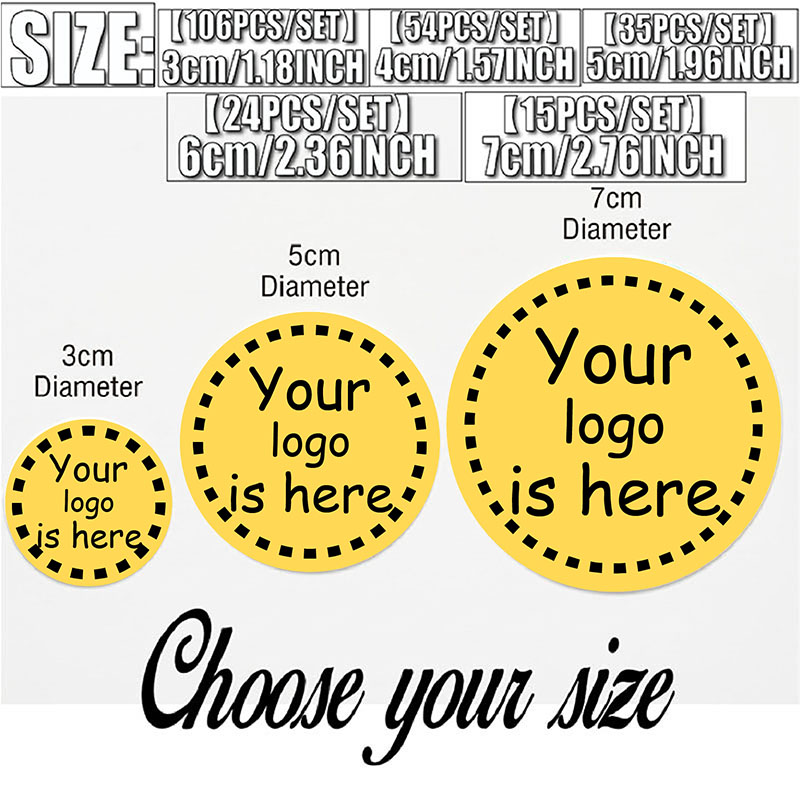 Custom Your Logo Border Round  - Personalized Name Box recension och pris